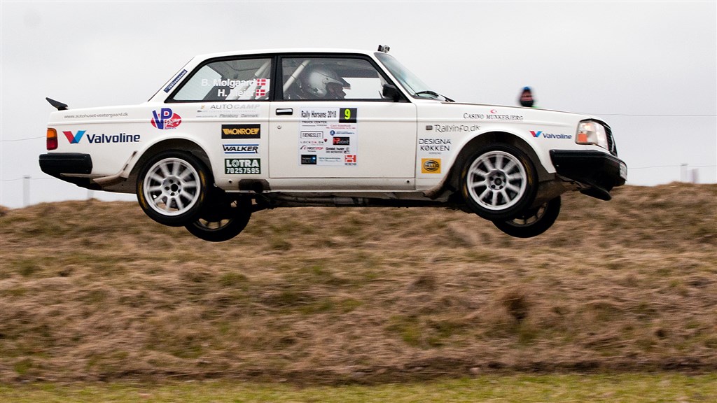 En 1. plads i klassen, og en generel 4. plads efter prøve 6 blev vekslet til et stort 0, da gearkassen gav op
(Foto: rallypics.dk-viggo.johansen)